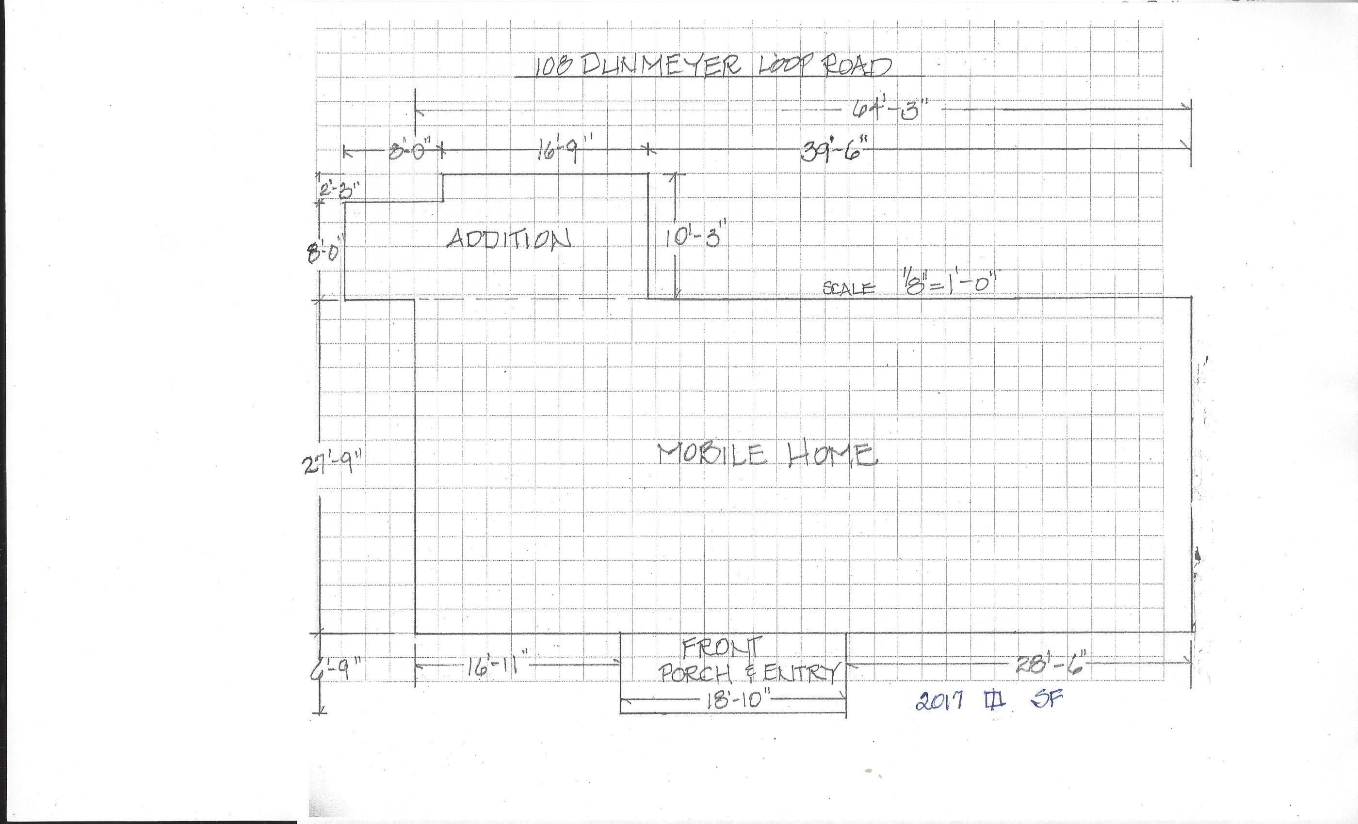 108 Dunmeyer Loop Road Summerville, SC 29485 - Photo 3 of 3 Scaled Drawing of 108 Dunmeyer Loop Road