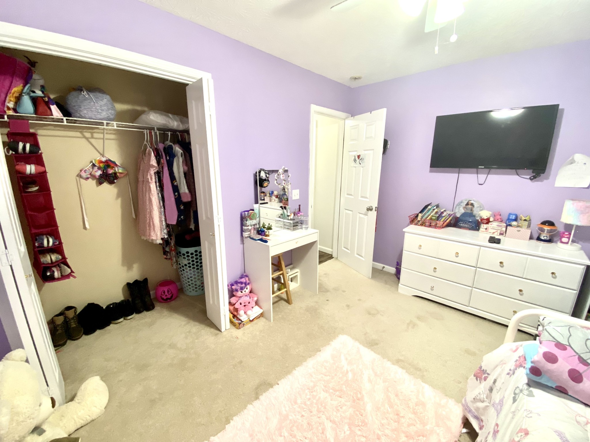 148 Filly Lane Springfield, TN 37172 - Photo 22 of 33 a room with a bed and a flat screen tv
