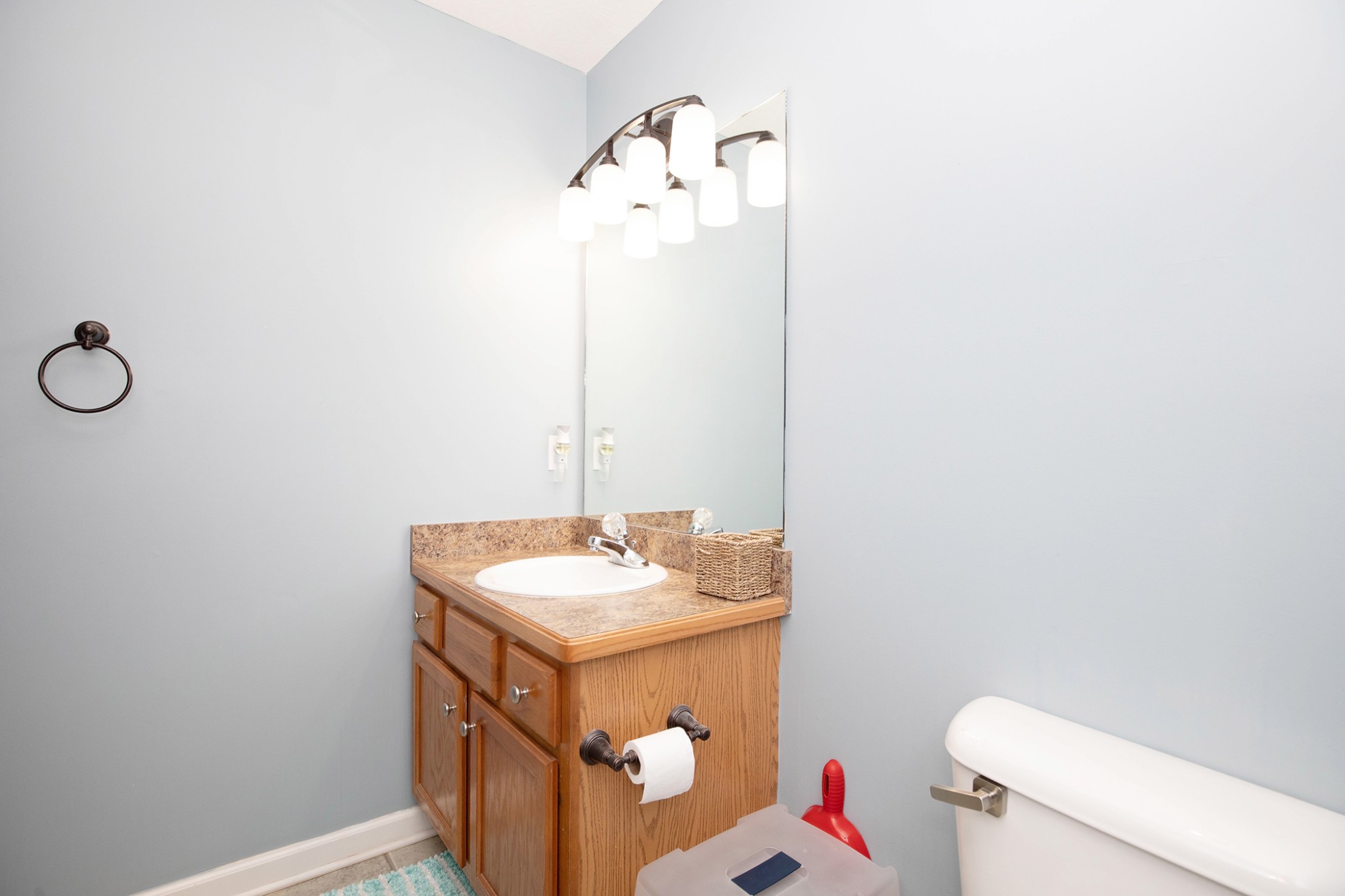 148 Filly Lane Springfield, TN 37172 - Photo 26 of 33 a bathroom with a sink a toilet and a mirror