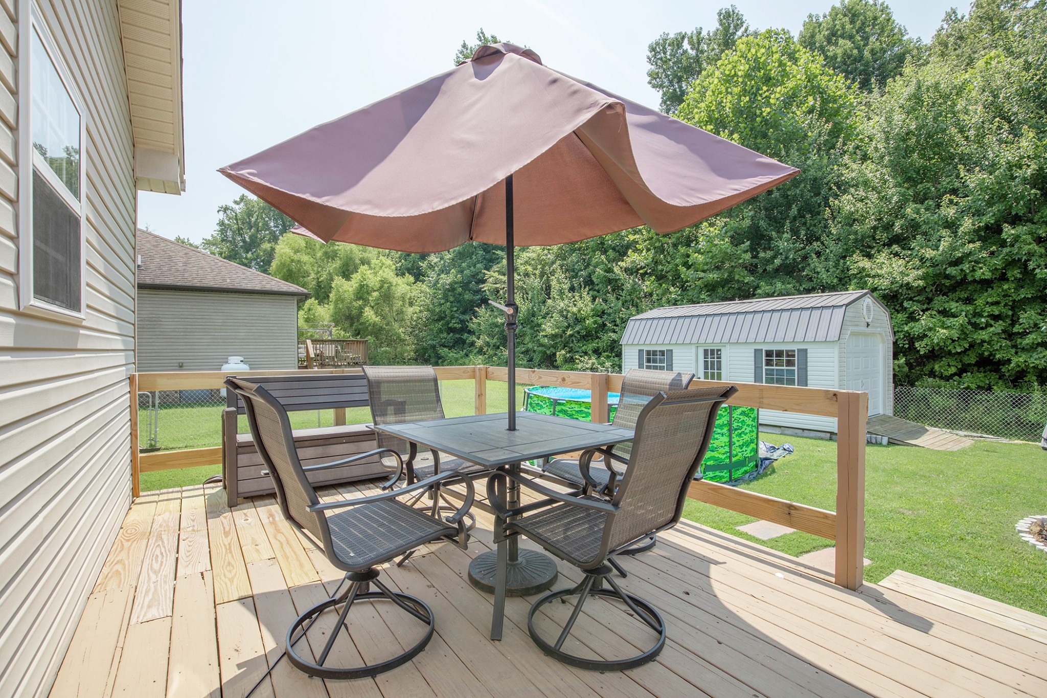 148 Filly Lane Springfield, TN 37172 - Photo 30 of 33 a view of a patio with furniture and a yard