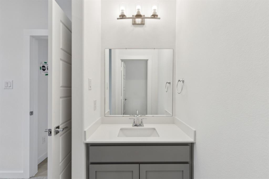 373 Yellowstar Lane Lavon, TX 75166 - Photo 23 of 32 Bathroom in the Gilmour II home plan by Trophy Signature Homes – REPRESENTATIVE PHOTO