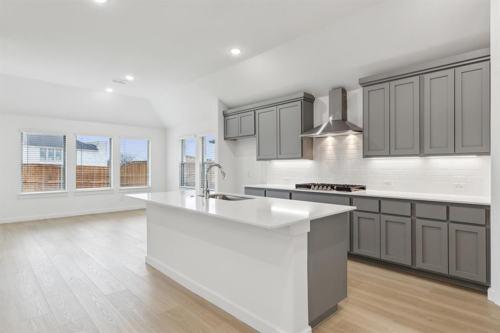 373 Yellowstar Lane Lavon, TX 75166 - Photo 6 of 32 Kitchen in the Gilmour II home plan by Trophy Signature Homes – REPRESENTATIVE PHOTO