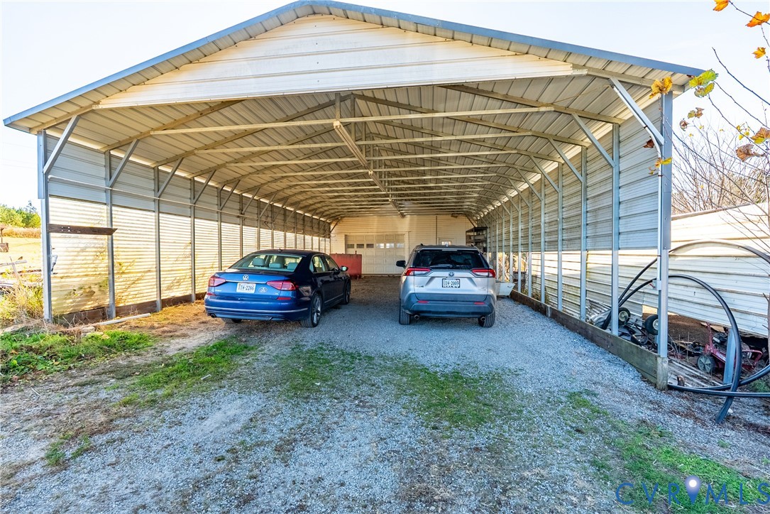 299 Arvin Store Road Keysville, VA 23947 - Photo 27 of 45 a view of a car garage