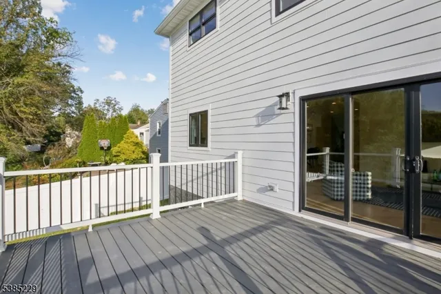 a view of a roof deck