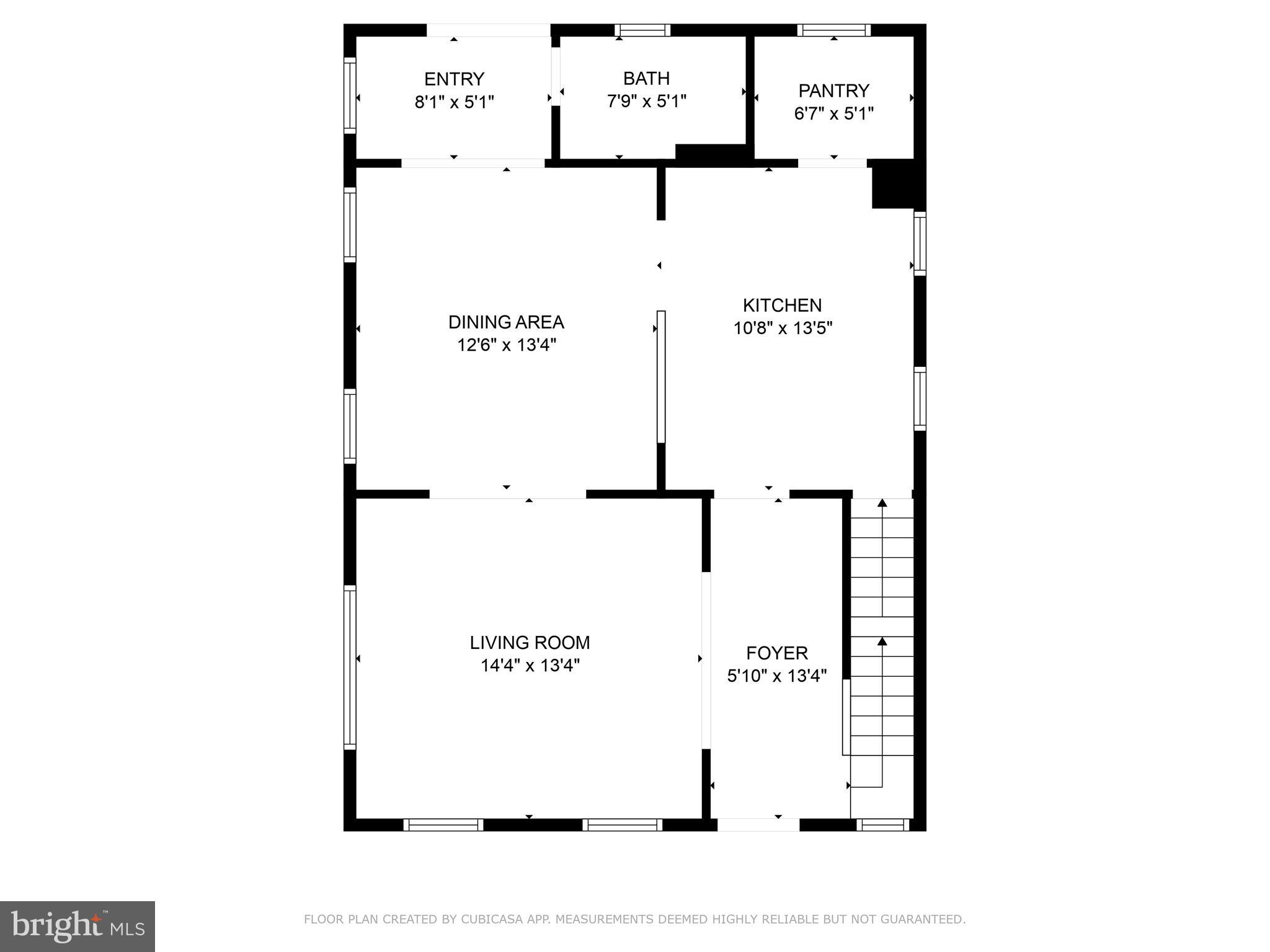 332 Radnor Road Baltimore, MD 21212 - Photo 44 of 47 First Floor Floor Plan