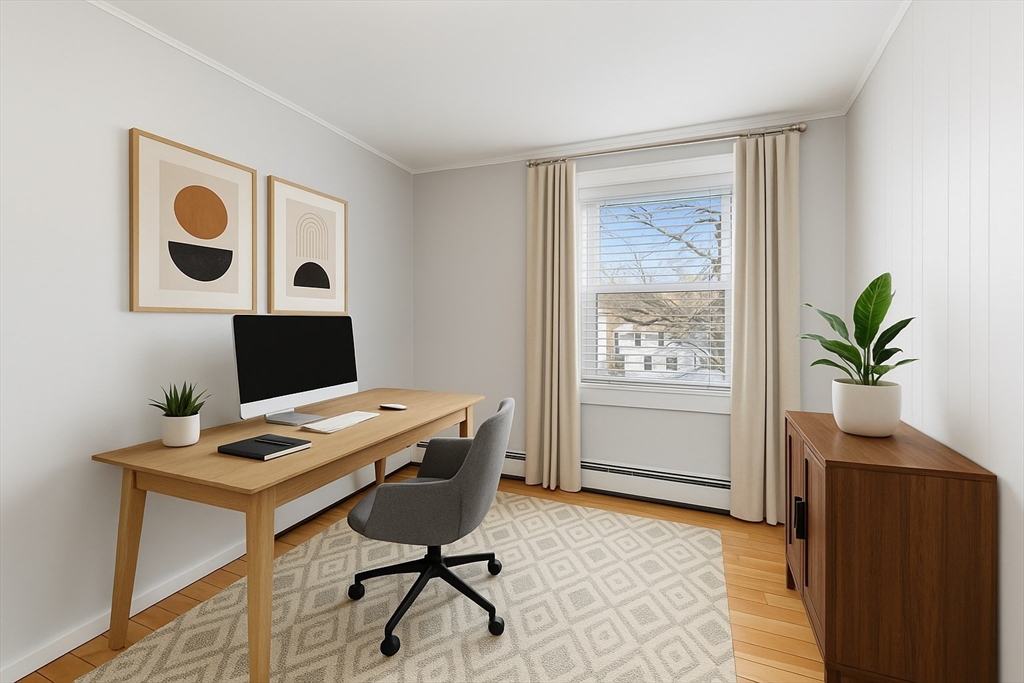 129 Friend Street, Unit 2 Amesbury, MA 01913 - Photo 14 of 27 a workspace with furniture and window