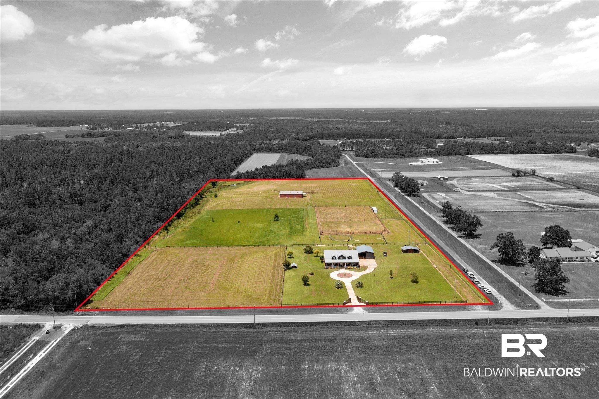 26513 County Road 32 Elberta, AL 36530 - Photo 40 of 47 Aerial from CR 32