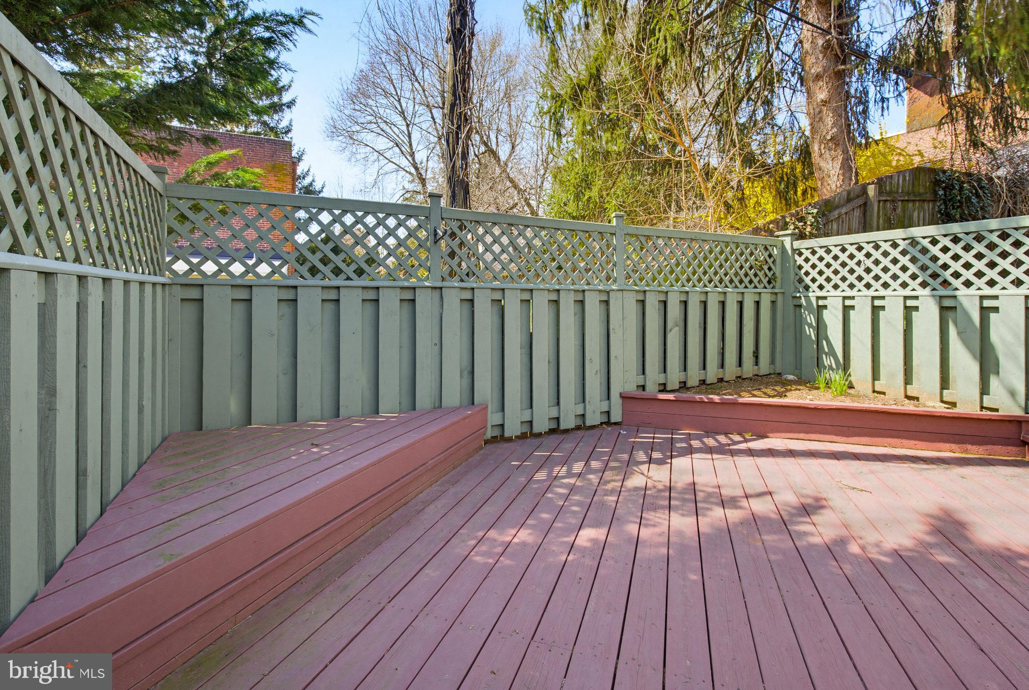 114 North Charlotte Street Lancaster, PA 17603 - Photo 37 of 40 a view of backyard with a wooden deck