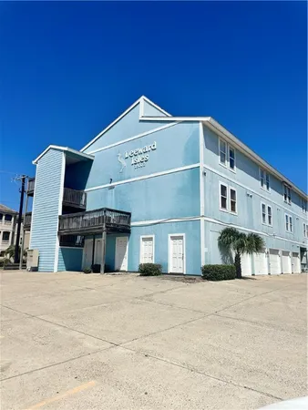 a view of a building with a street