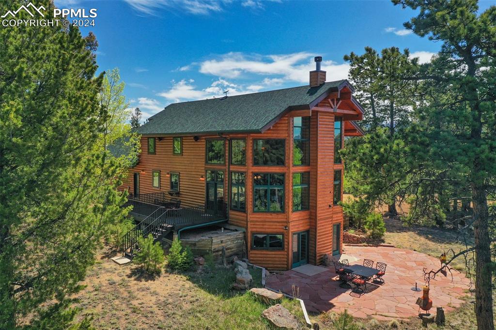 527 Cougar Point Divide, CO 80814 - Photo 45 of 50 front view of a house with a yard