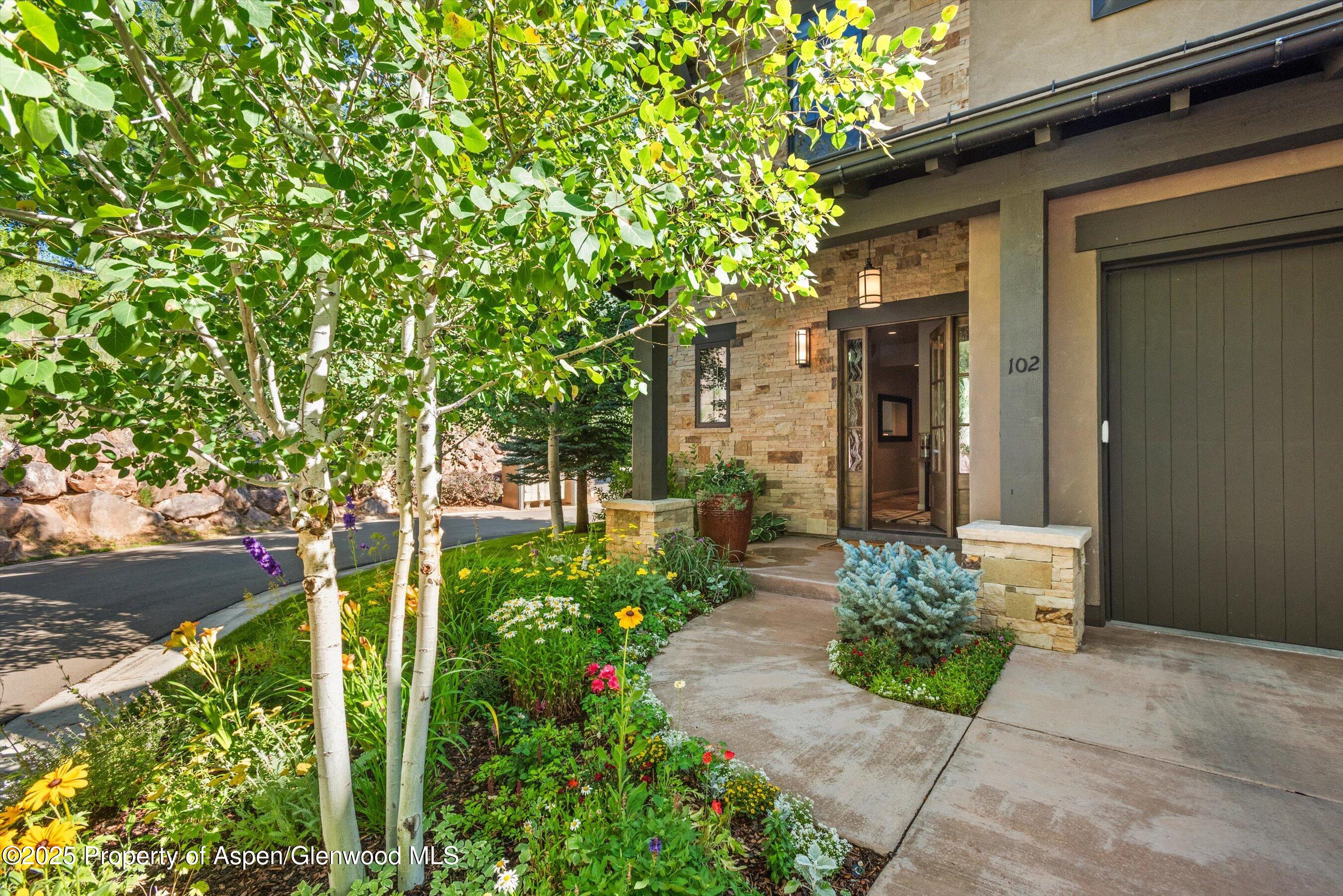 102 Wild Spring Lane Basalt, CO 81621 - Photo 3 of 51 a couple of potted plants in front of door