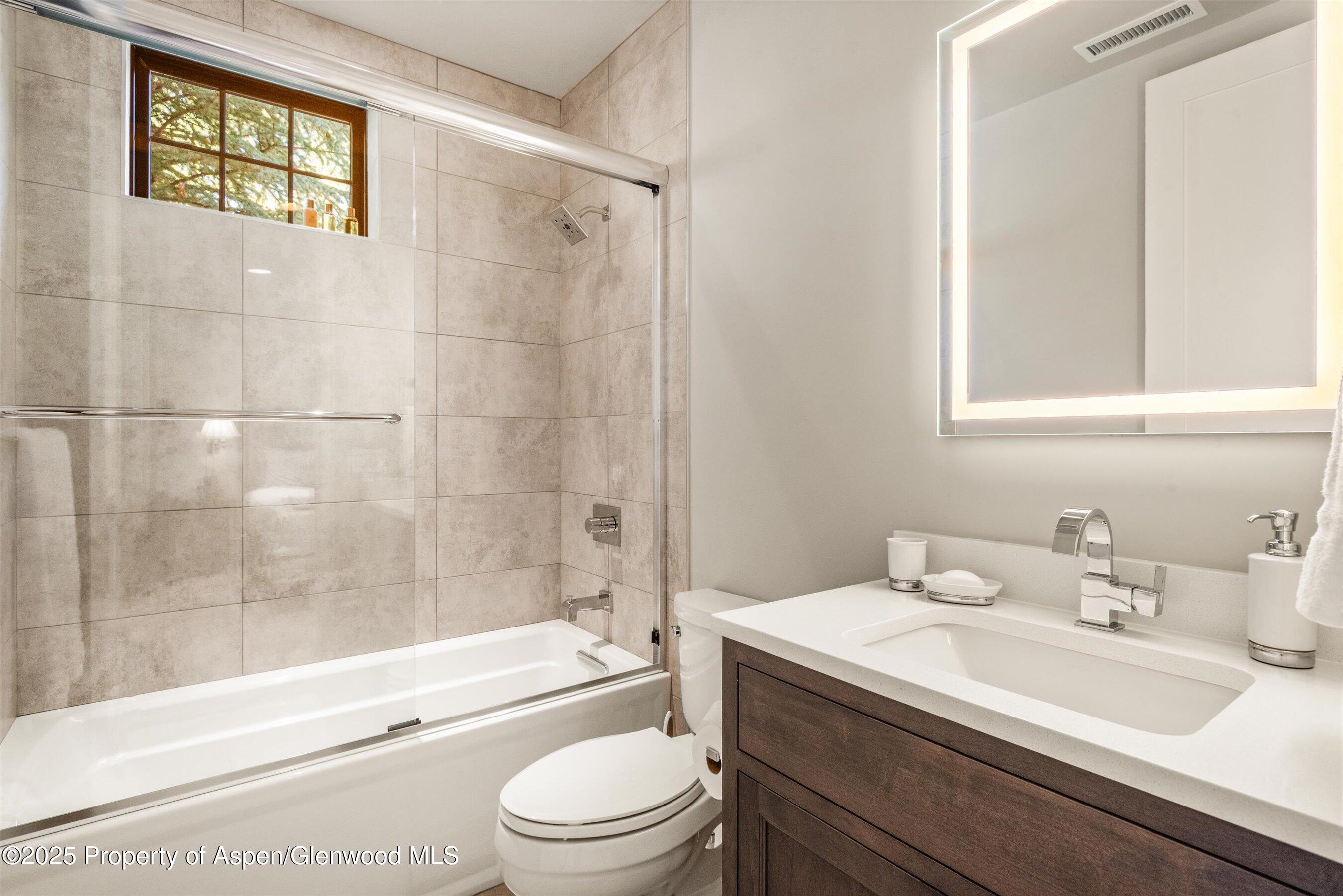 102 Wild Spring Lane Basalt, CO 81621 - Photo 35 of 51 a bathroom with a sink a toilet and shower