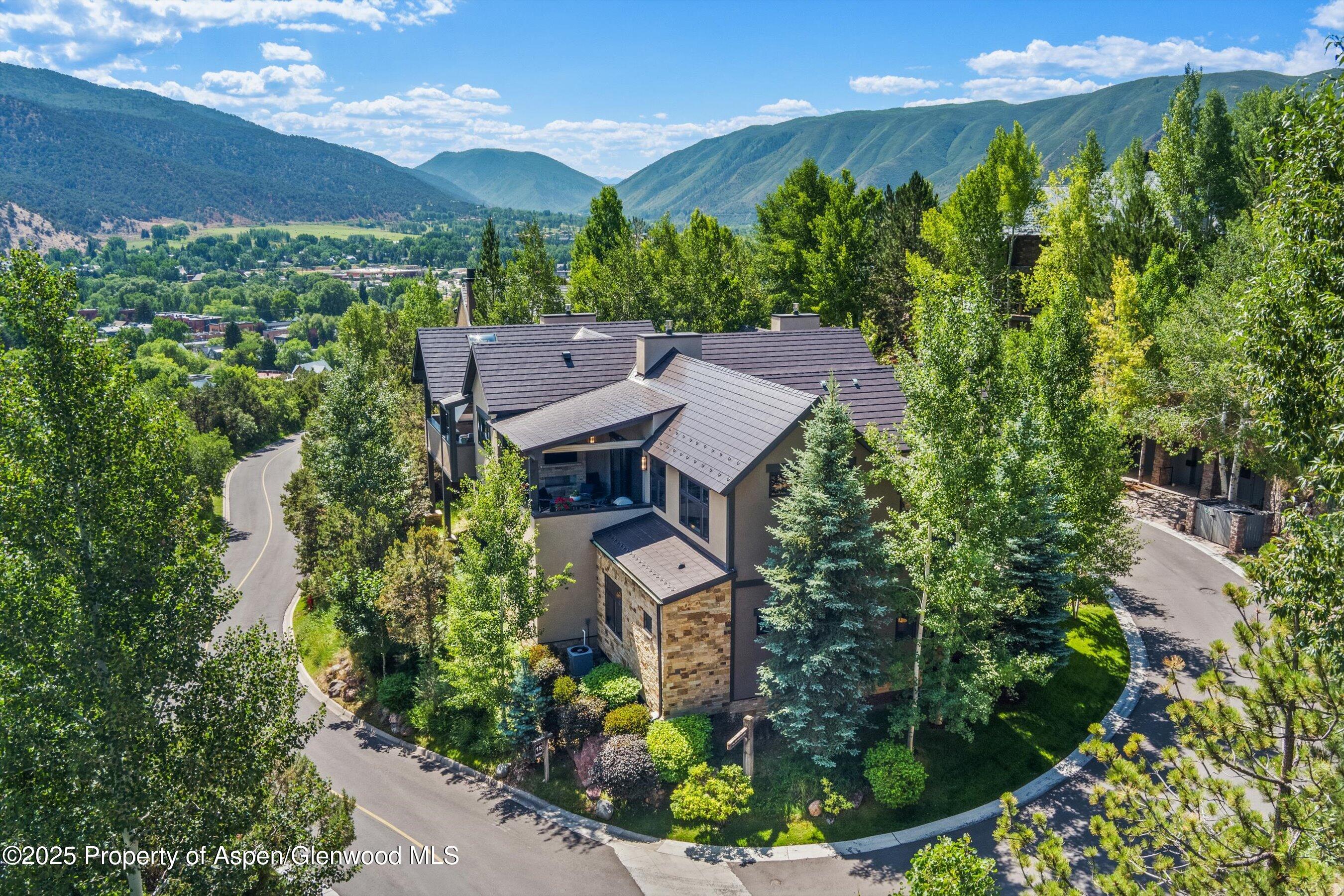 102 Wild Spring Lane Basalt, CO 81621 - Photo 42 of 51 an aerial view of a house with garden space and street view