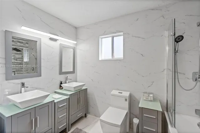 a bedroom with a workspace