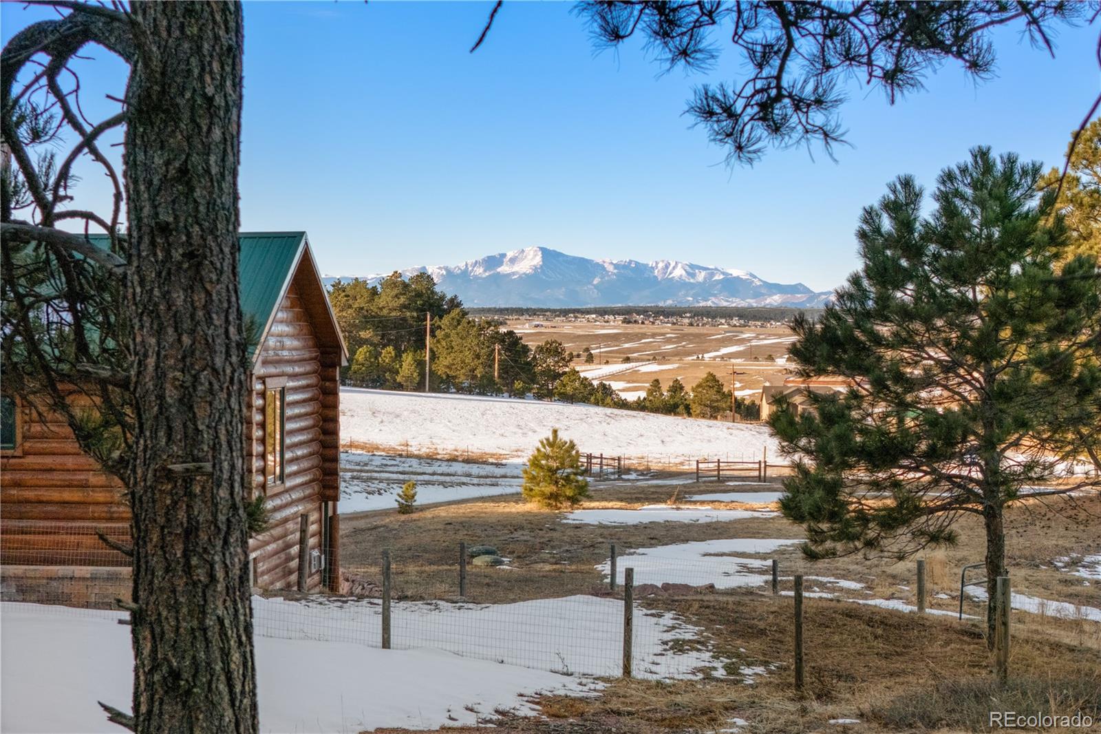 17245 Elbert Road Peyton, CO 80831 - Photo 9 of 45 a view of outdoor space with seating area