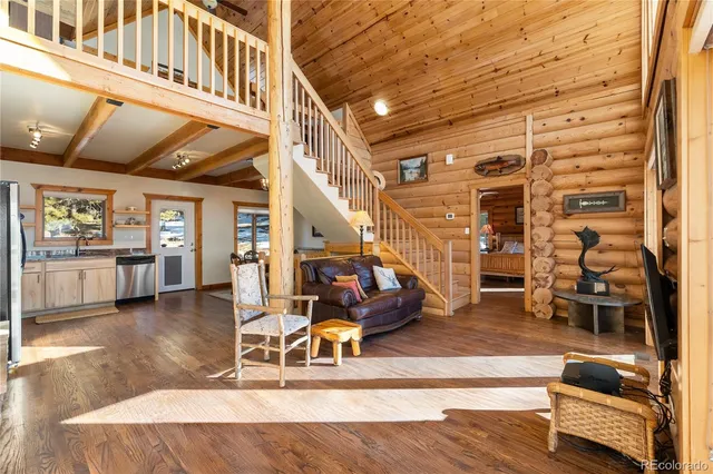 a gym equipment with wooden floor