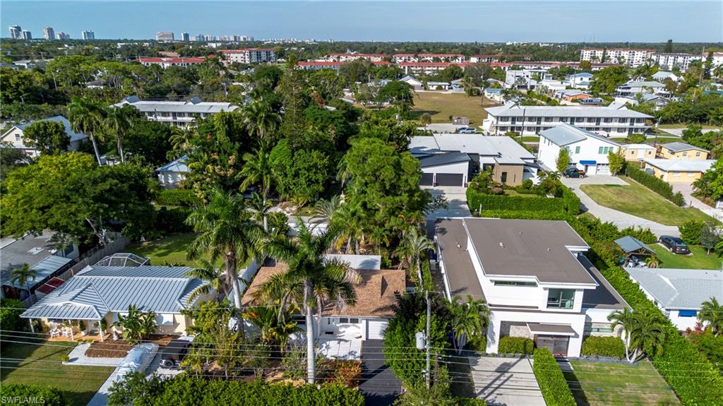 1235 Rordon Avenue Naples, FL 34103 - Photo 46 of 50 an aerial view of residential houses with outdoor space and street view