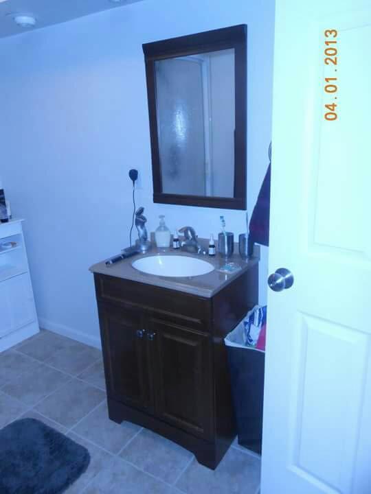 544 Olney Road Vinton, VA 24179 - Photo 18 of 23 a bathroom with a sink and a mirror