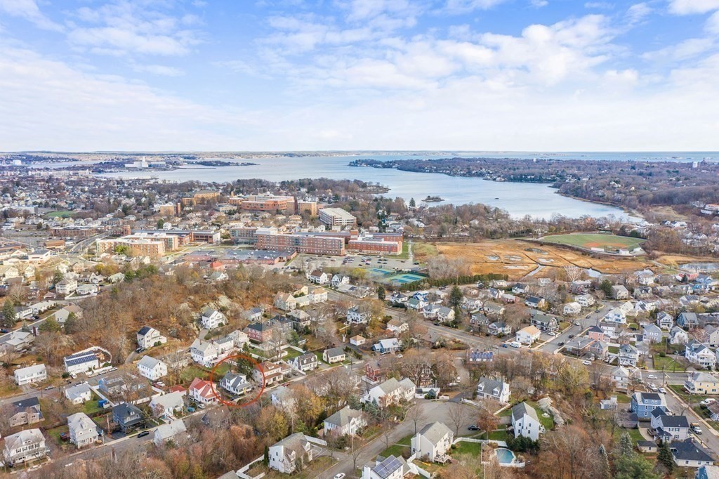 34 Moffatt Road, Unit 34 Salem, MA 01970 - Photo 22 of 23 an aerial view of residential building and ocean view in back