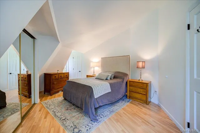 a bedroom with furniture and a couch