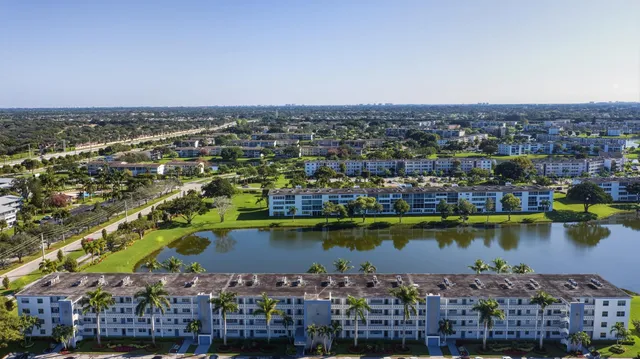 an aerial view of a city with houses