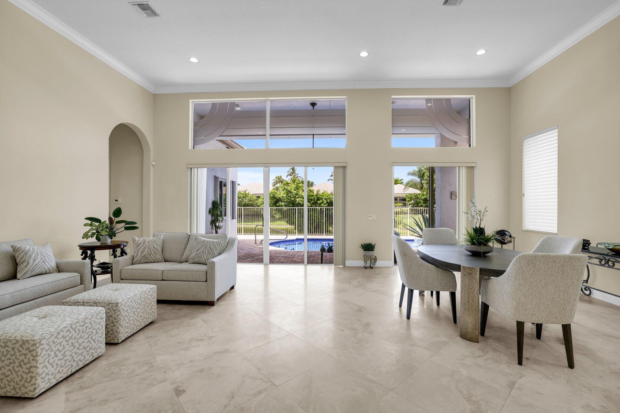 7011 Mallorca Crescent Boca Raton, FL 33433 - Photo 11 of 42 Volume Ceiling and Flexible Space