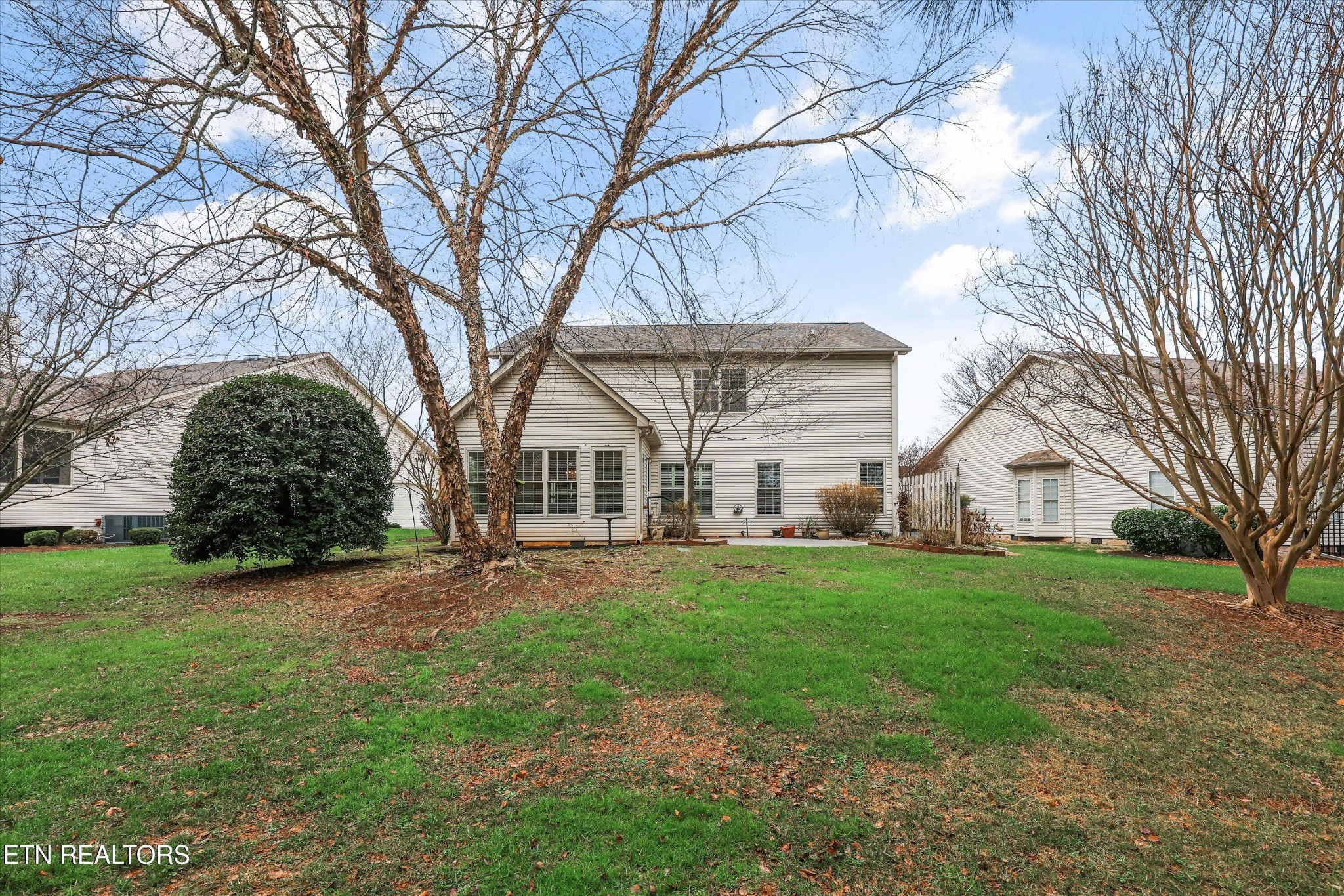 316 English Station Road Knoxville, TN 37934 - Photo 35 of 45 a view of a yard in front of a house with large trees