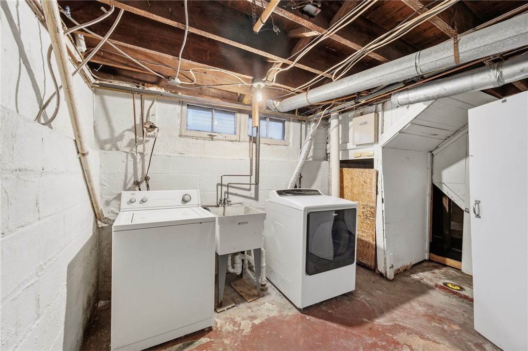 148 Merchants Road Rochester, NY 14609 - Photo 31 of 33 Basement laundry