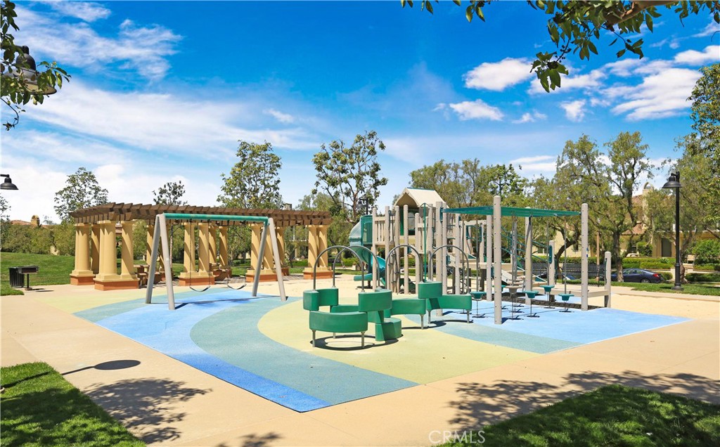 64 Prickly Pear Irvine, CA 92618 - Photo 34 of 35 a view of a swimming pool with an outdoor seating
