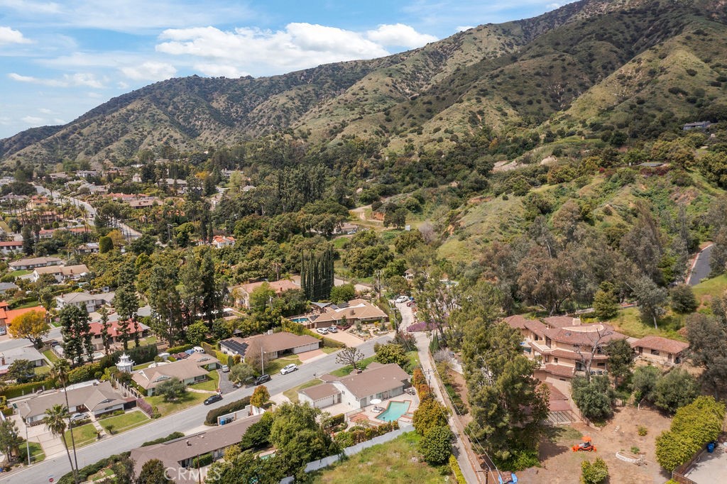840 Rainbow Drive Glendora, CA 91741 - Photo 71 of 74 an aerial view of house with yard and mountain view in back
