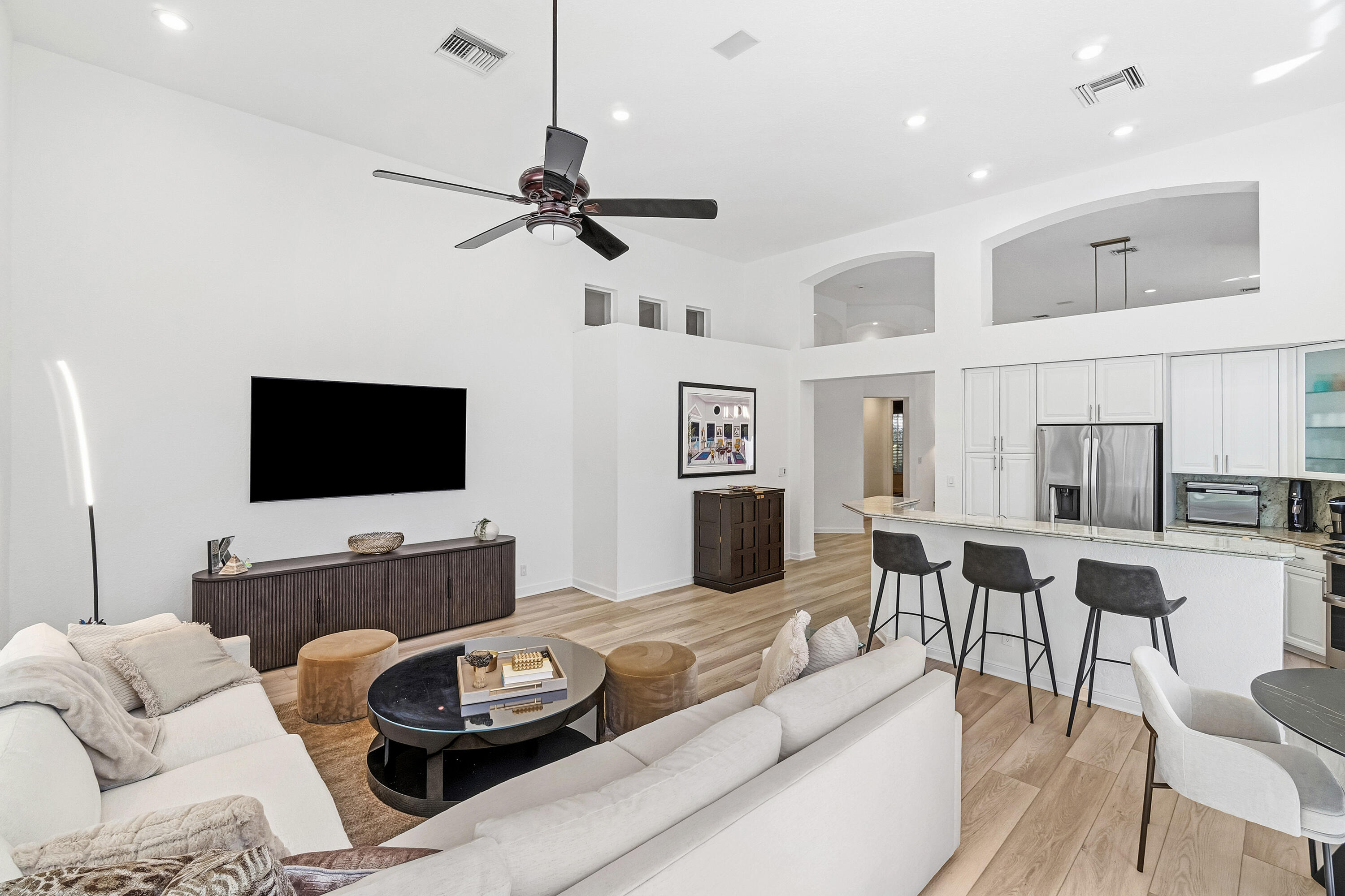 6213 Northwest 21st Court Boca Raton, FL 33496 - Photo 12 of 63 Family Room to Kitchen