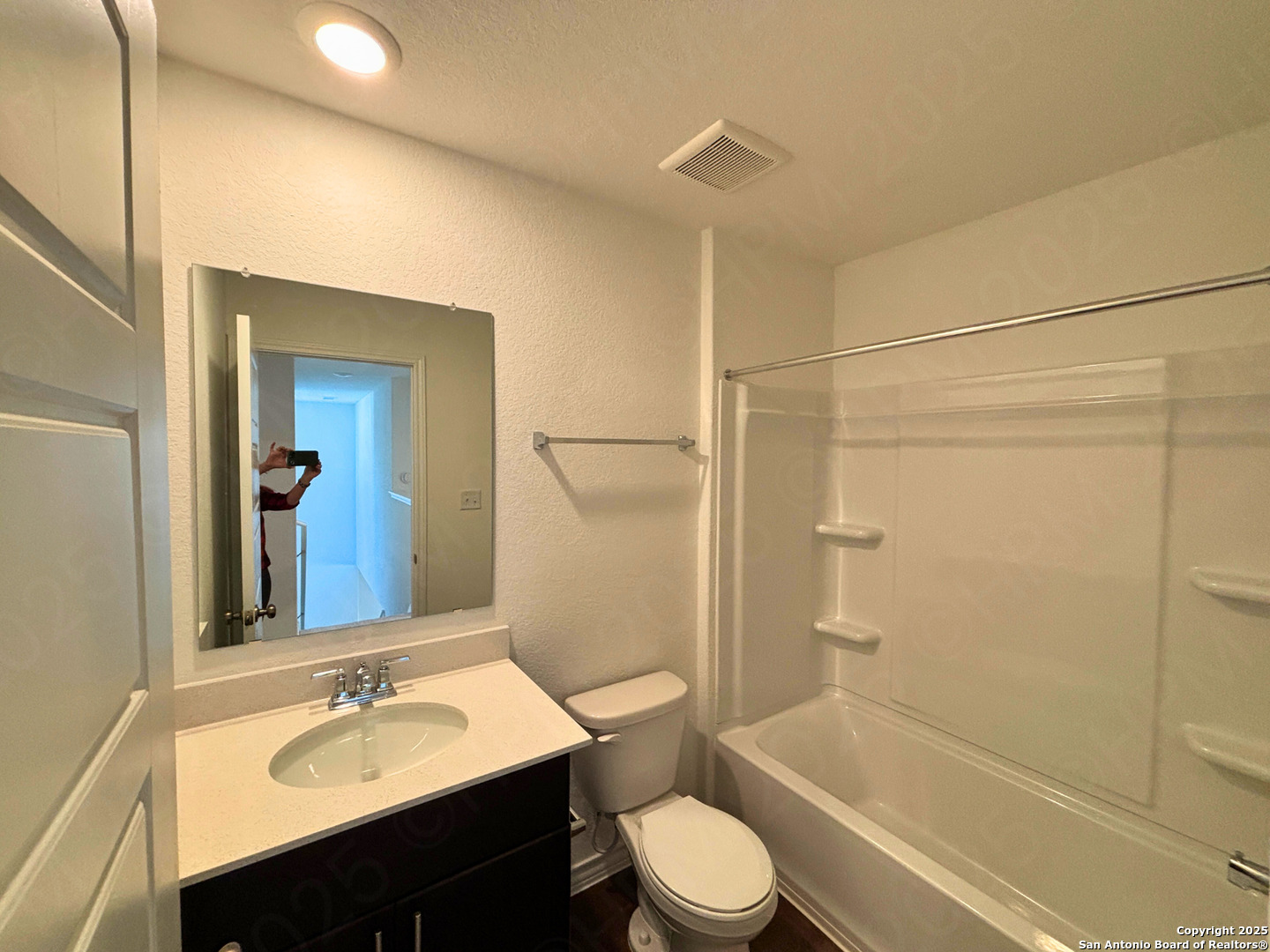 1032 Oriole Way Marion, TX 78124 - Photo 13 of 18 a bathroom with a sink a toilet and shower