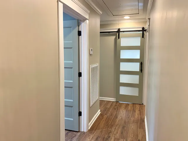 a view of front door