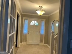 3643 Preakness Drive Decatur, GA 30034 - Photo 12 of 13 a view of a hallway with wooden floor and chandelier