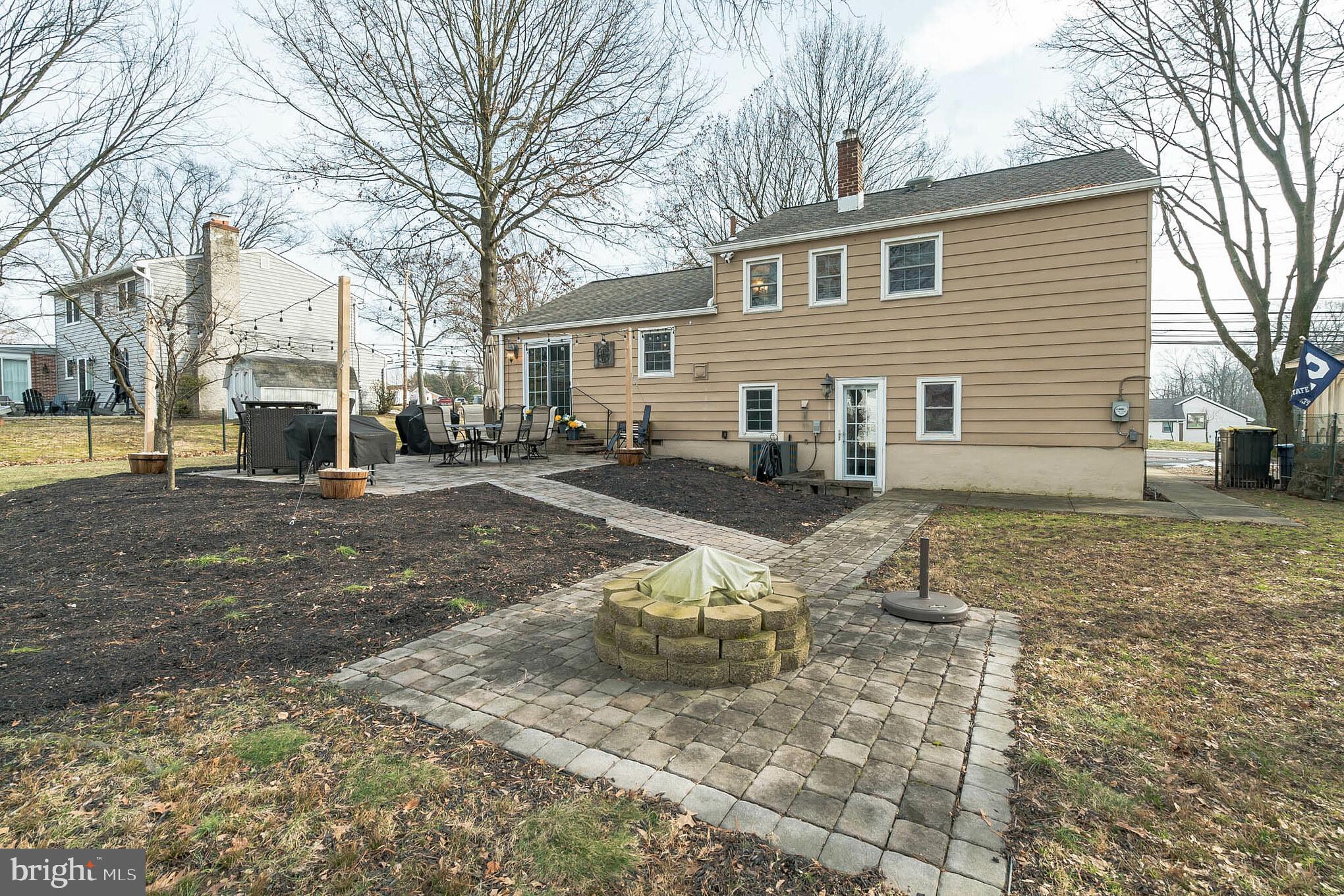 4060 Davisville Road Hatboro, PA 19040 - Photo 23 of 26 Paver Patio & Fire Pit