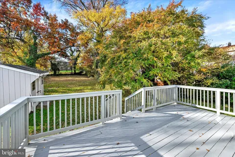 a view of a patio on the roof deck