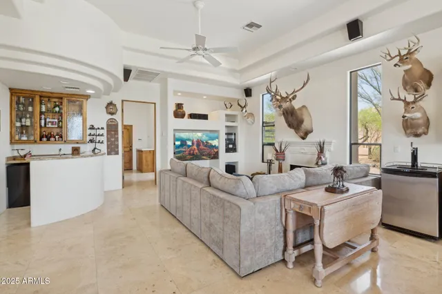 a view of a living room