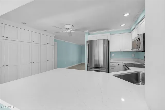 a view of lobby with a floor to ceiling window