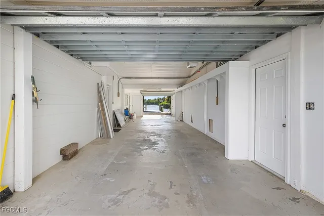 a view of storage and utility room