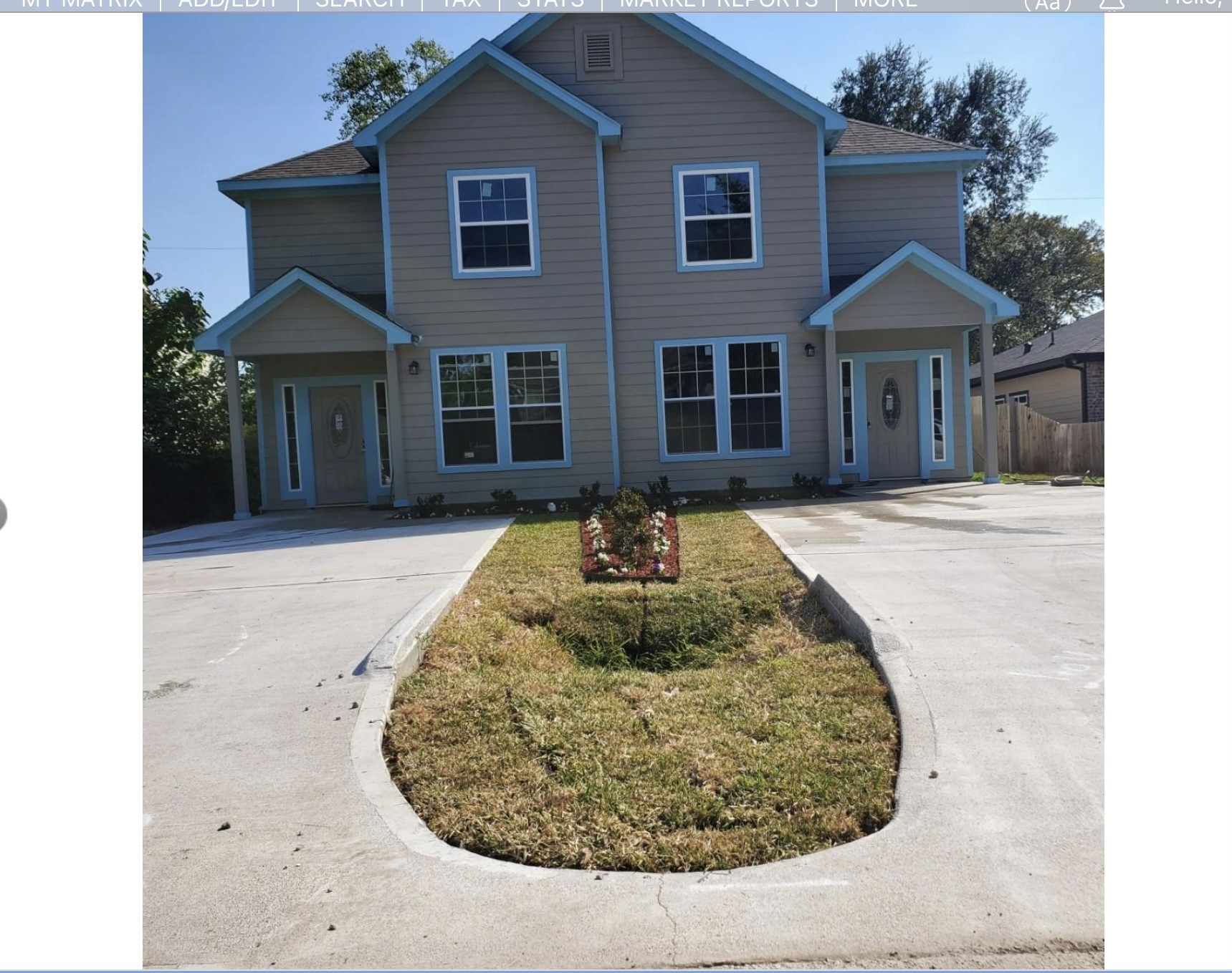 4122 Mallow Street, Unit B Houston, TX 77051 - Photo 1 of 11 a view of a house with wooden fence