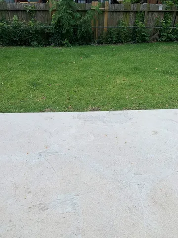 a backyard of a house