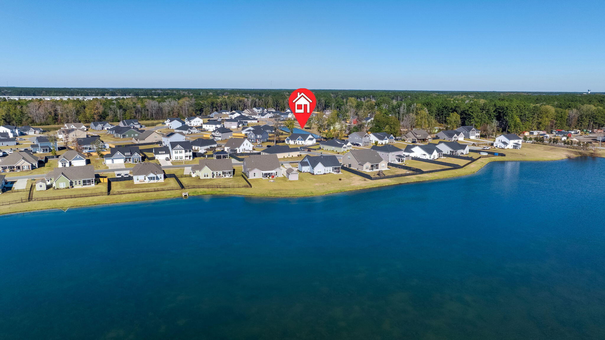 104 Edisto Crossing Ridgeville, SC 29472 - Photo 36 of 37 Huge Lake 1 street Over