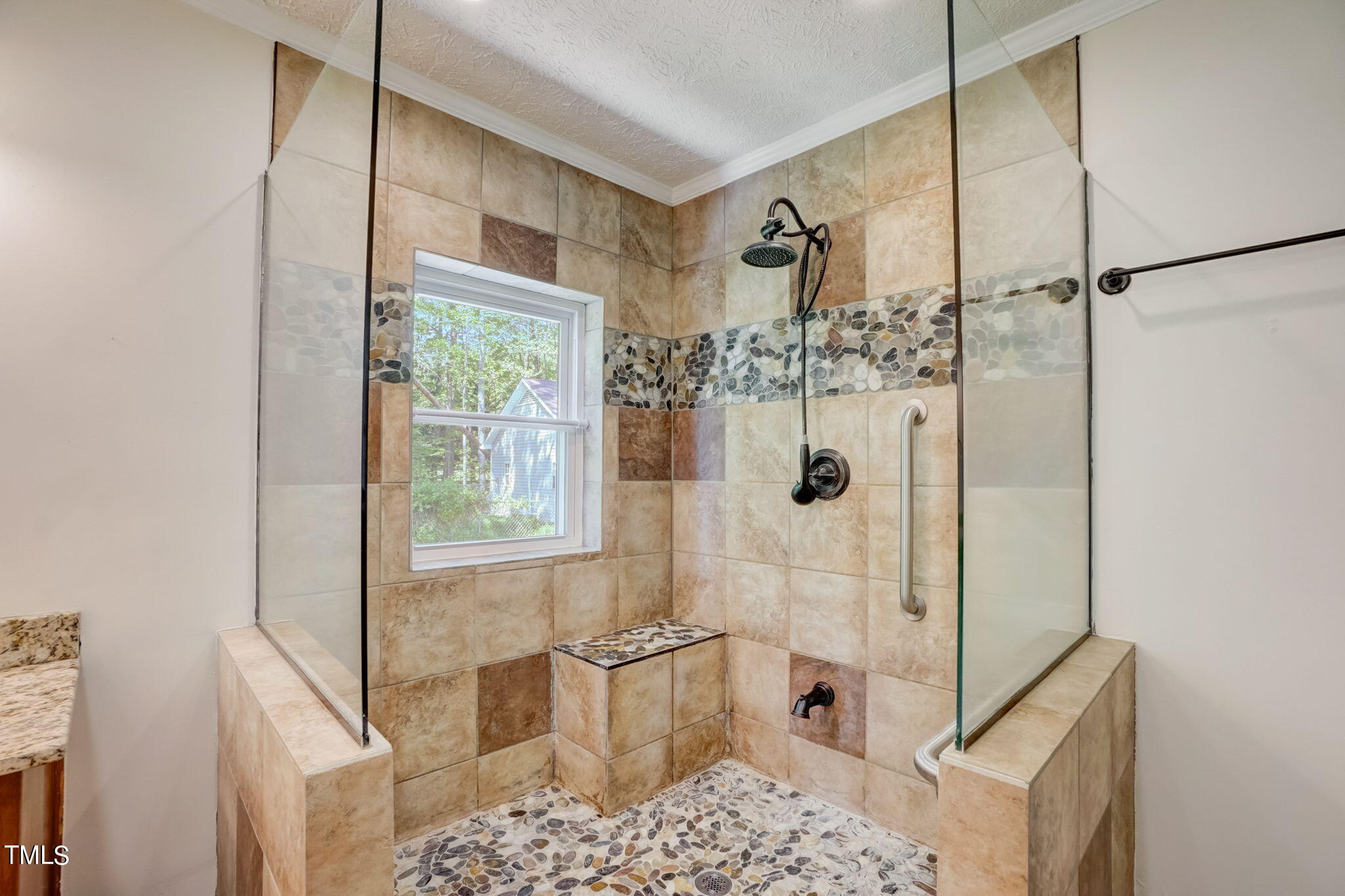 7204 New Sharon Church Road Rougemont, NC 27572 - Photo 15 of 48 a bathroom with a bathtub and shower