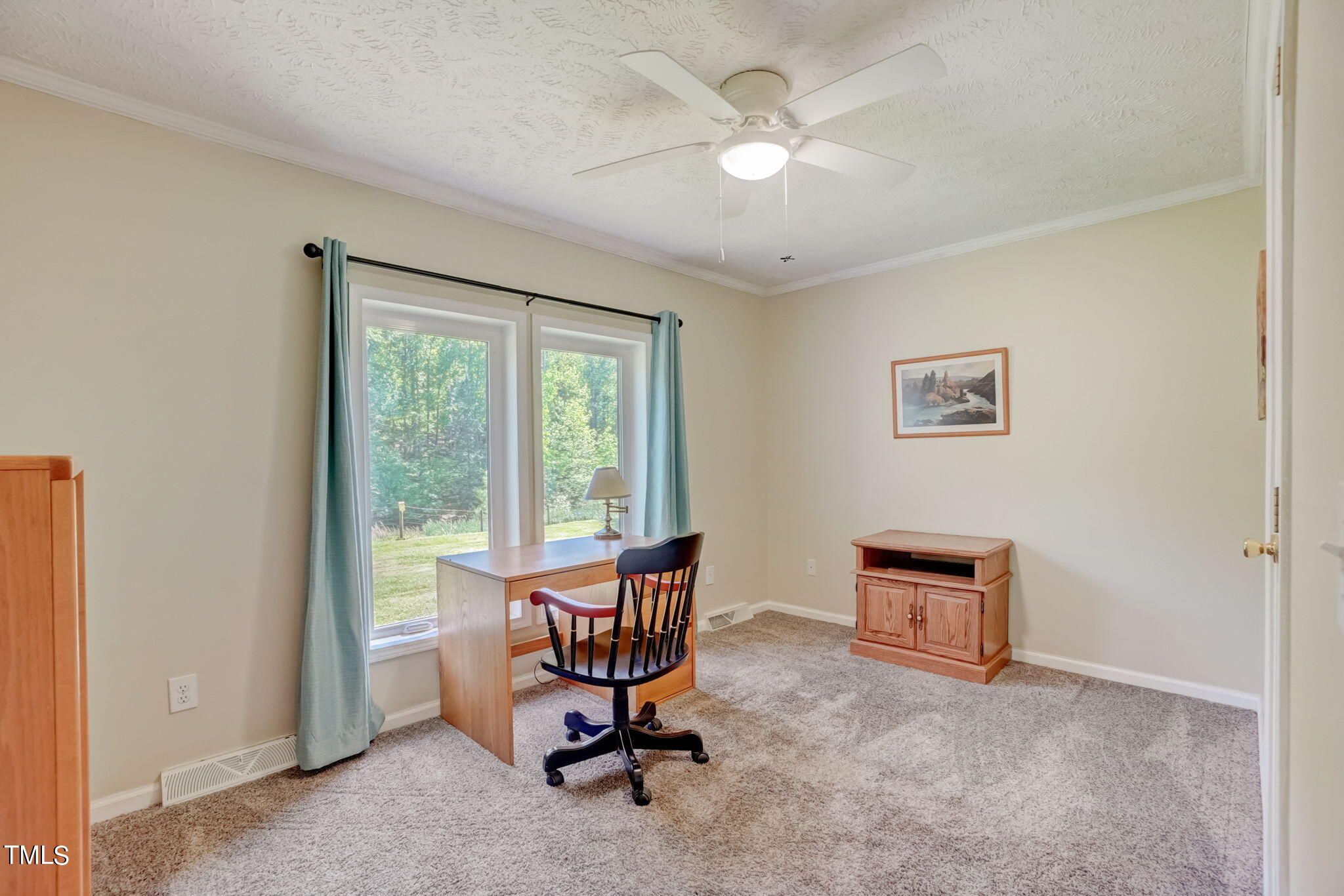 7204 New Sharon Church Road Rougemont, NC 27572 - Photo 19 of 48 a living room with furniture and a window