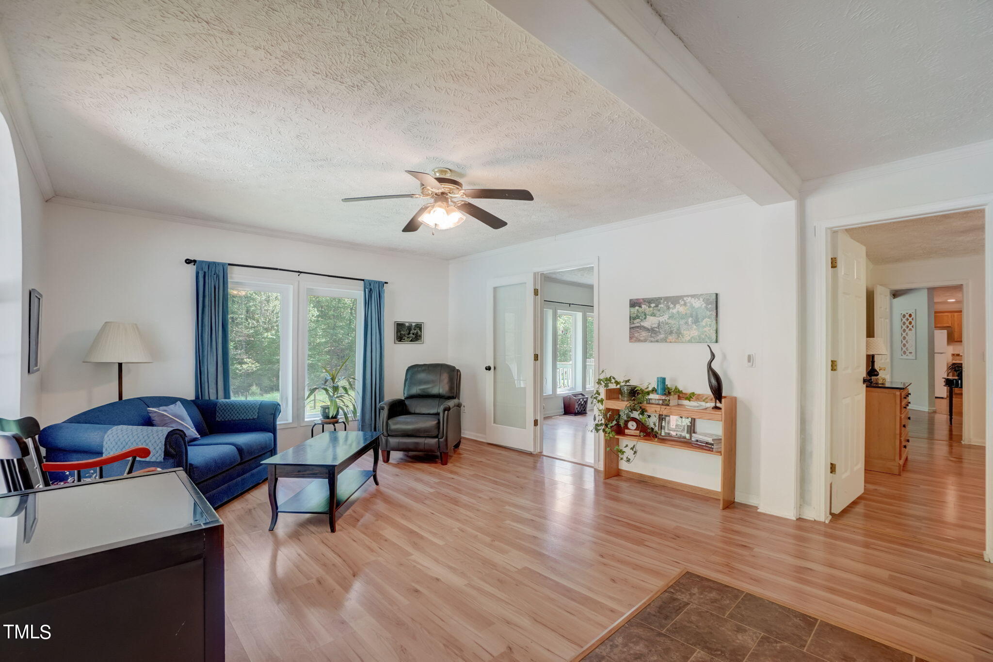 7204 New Sharon Church Road Rougemont, NC 27572 - Photo 23 of 48 a living room with furniture and wooden floor