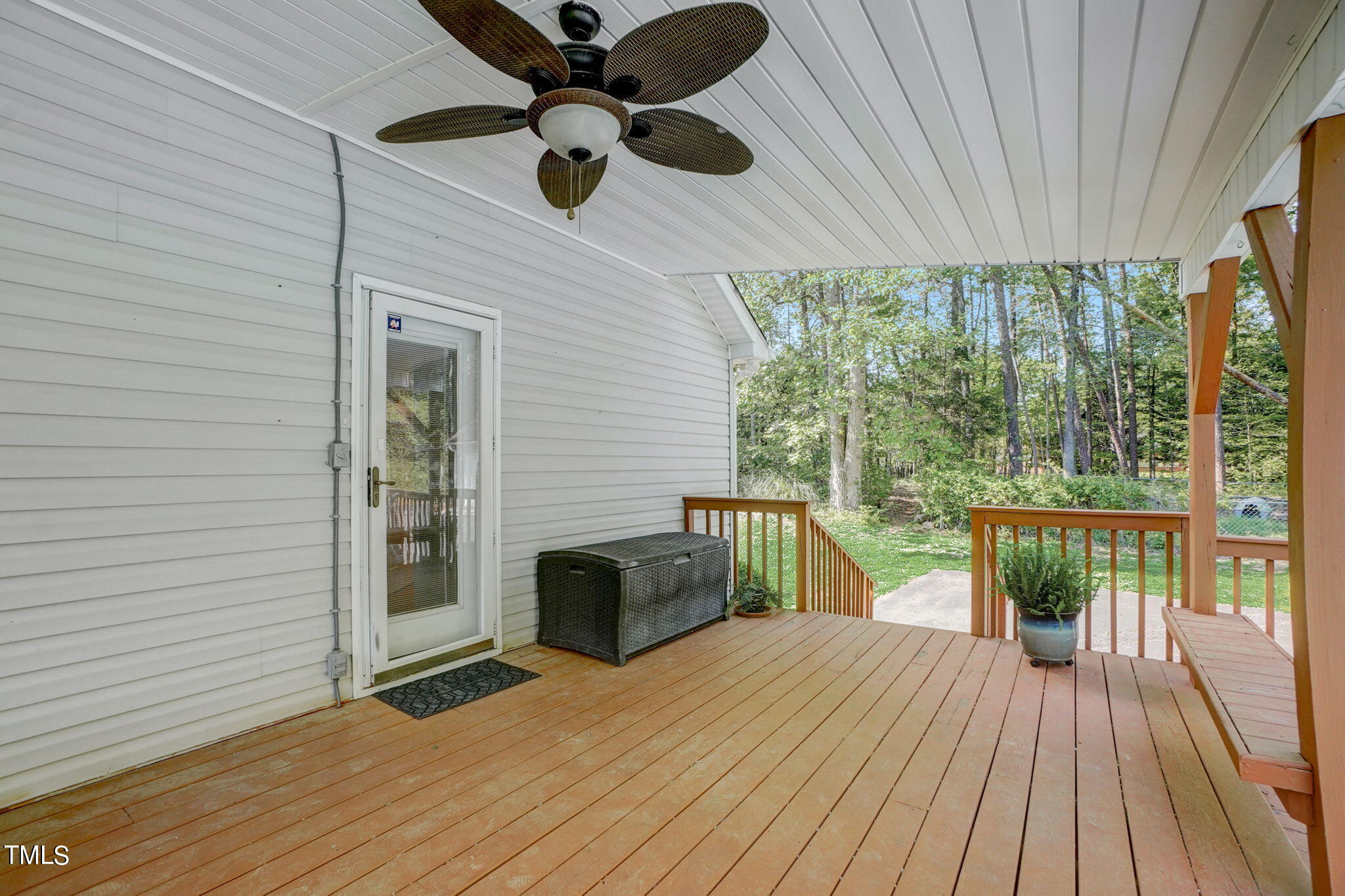 7204 New Sharon Church Road Rougemont, NC 27572 - Photo 30 of 48 a view of balcony and wooden floor