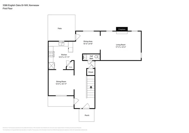$2,375 | 3366 English Oaks Drive Northwest, Kennesaw, GA 30144