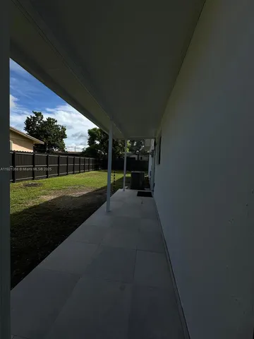 a view of an outdoor space and a yard