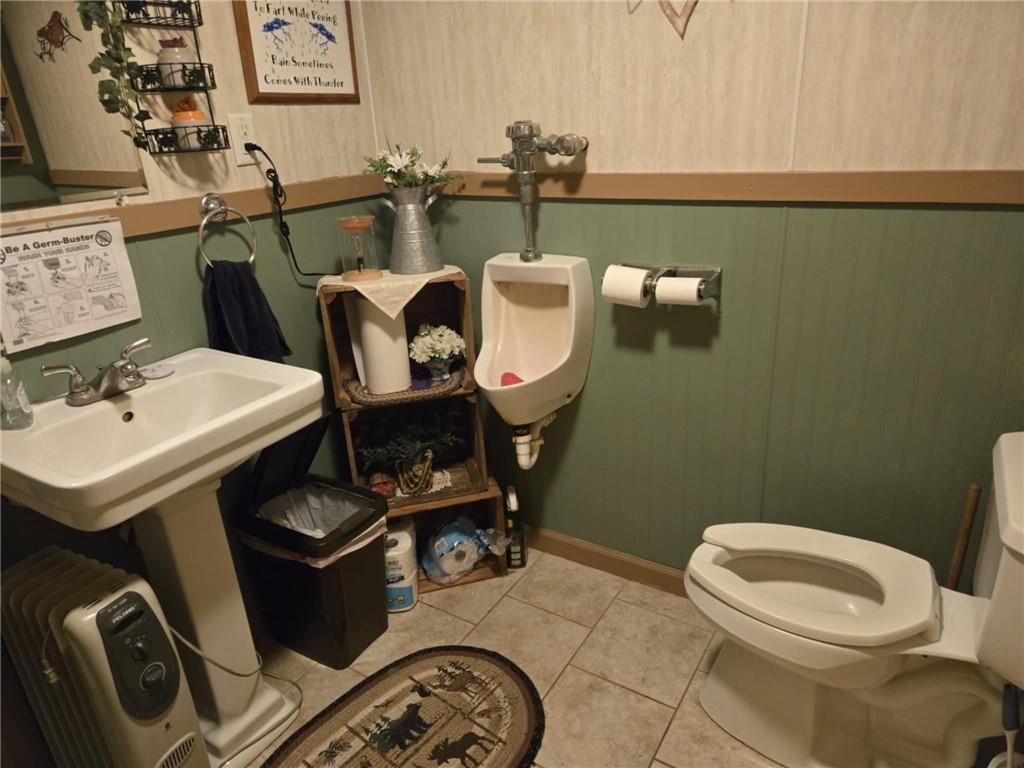 2879 Winslow Hill Road Benezett, PA 15821 - Photo 17 of 24 a bathroom with a sink mirror and toilet