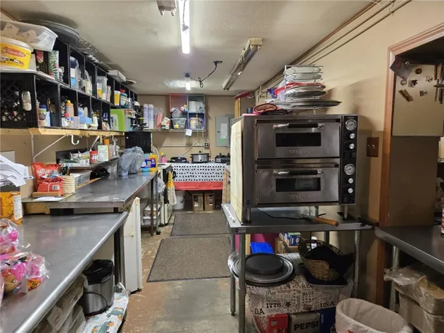 a view of storage and utility room